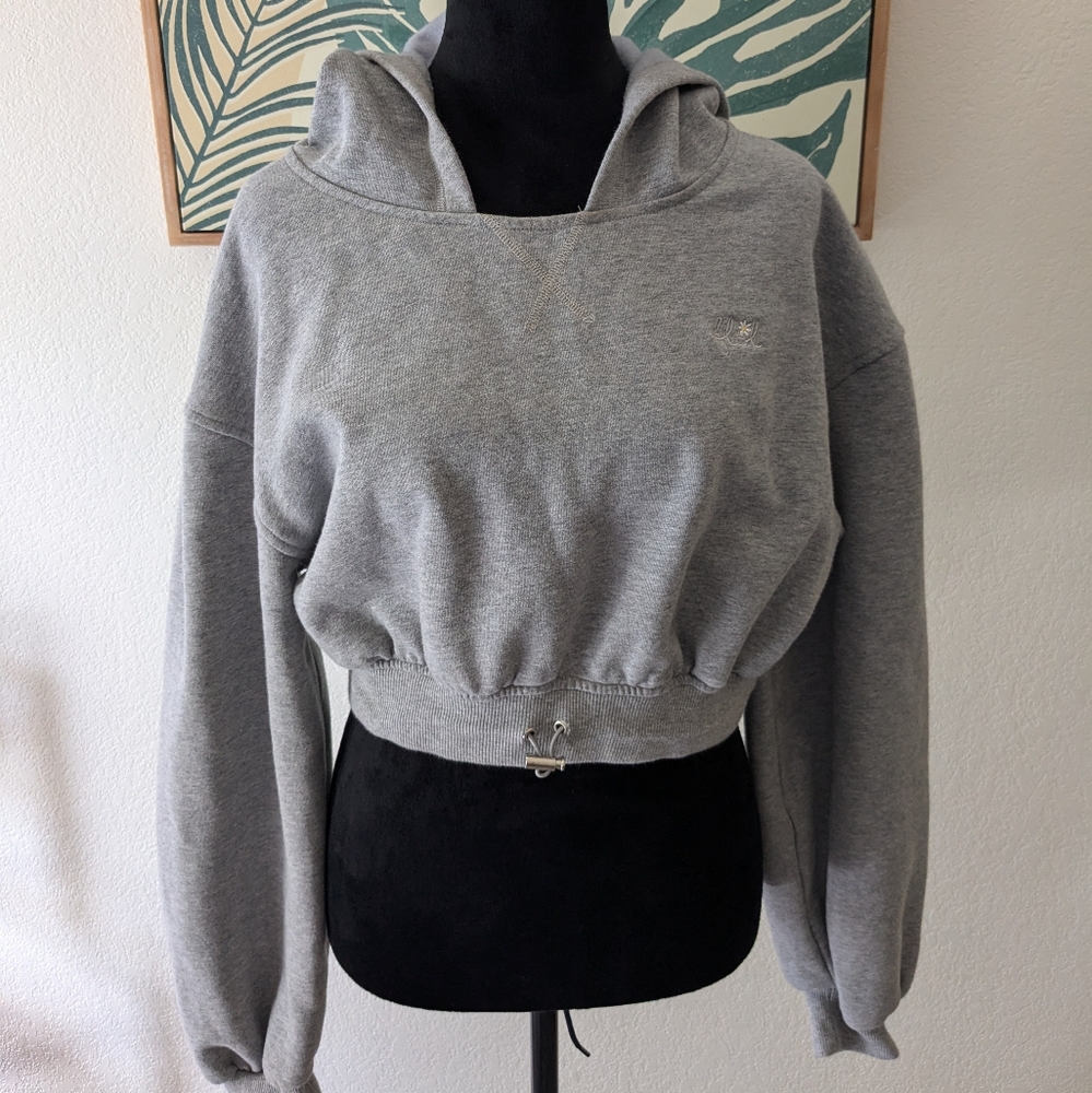 For Love and Lemons Cropped hoodie size L EUC
